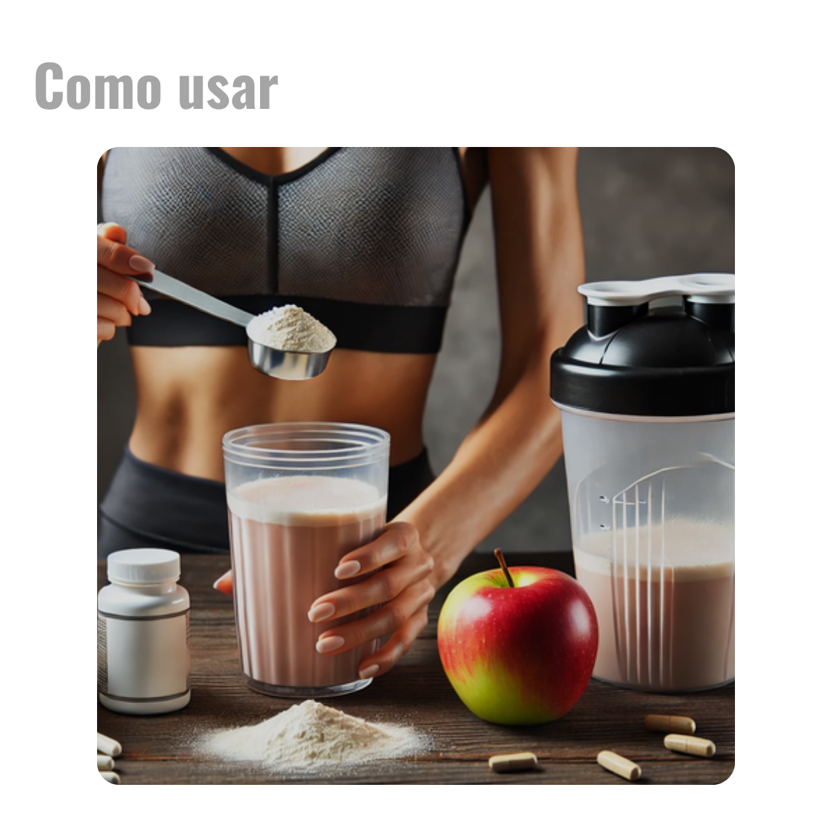Whey Protein 100% Concentrado Integral Médica 900g – 21g de Proteína por Dose
