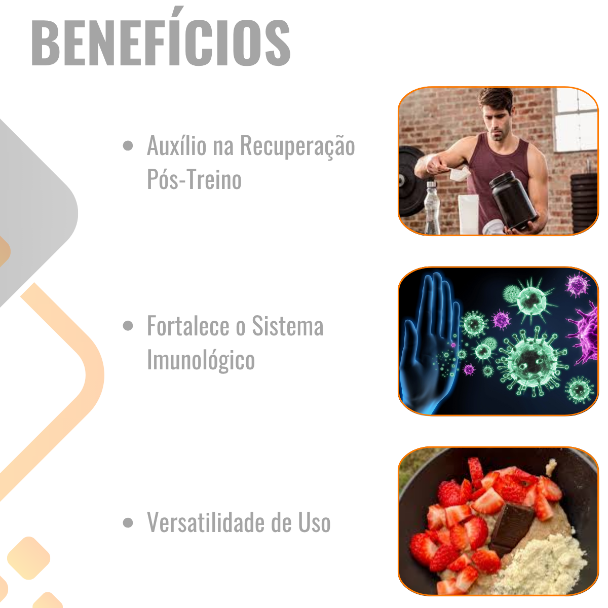 Whey Protein 100% Concentrado Integral Médica 900g – 21g de Proteína por Dose
