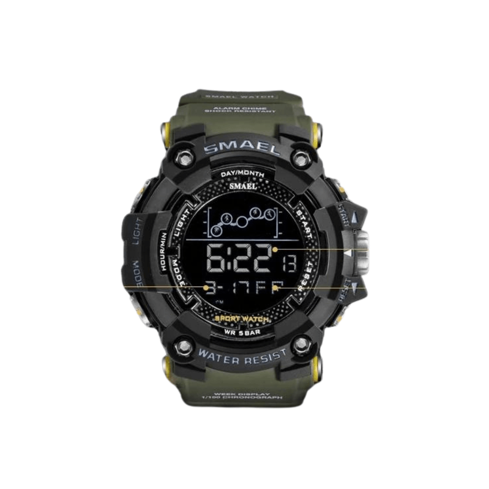 Relógio Digital Esporte Radical Militar - Bora Pro Treino