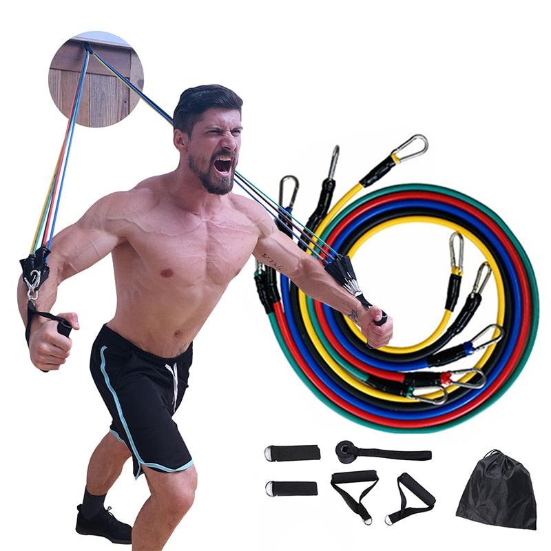Kit Faixa Elástica - Bora Pro Treino