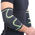 Cotoveleira Elástica Esportiva Almofadada – Nylon e Spandex, M ao XL, Absorve Suor