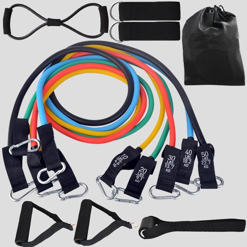 Kit Elástico Extensor - Bora Pro Treino