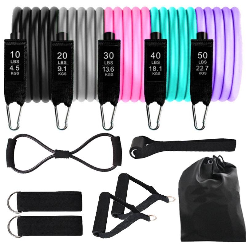 Kit Elástico Extensor - Bora Pro Treino