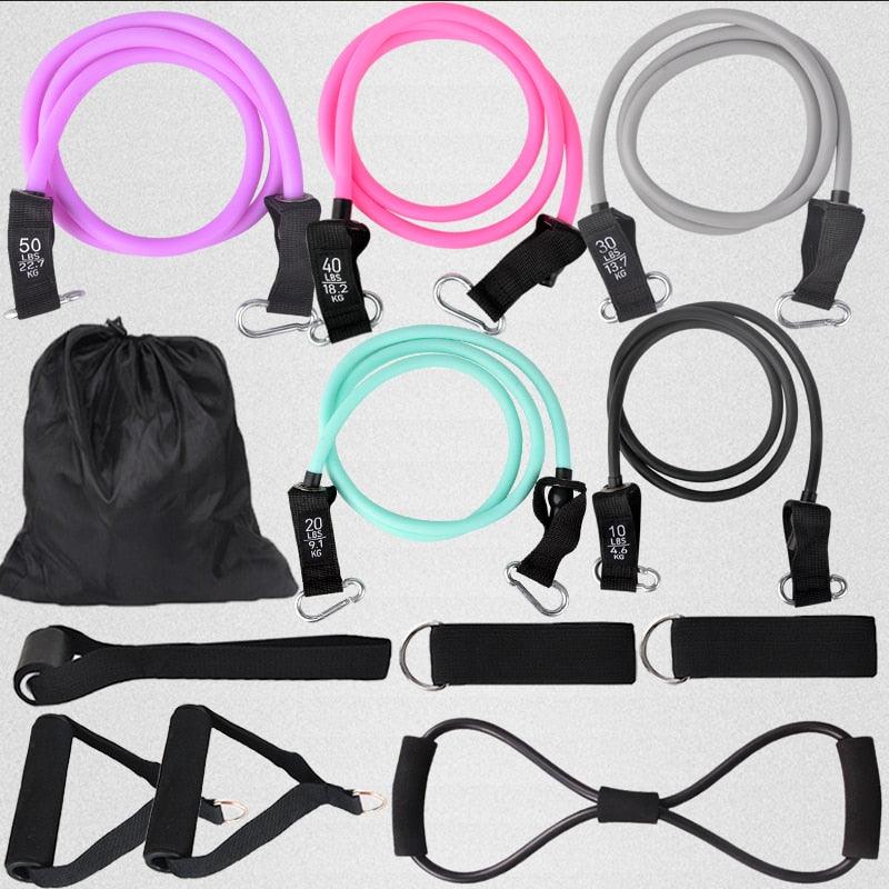 Kit Elástico Extensor - Bora Pro Treino