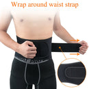 Cinto ajustável para apoio lombar com alças duplas respiráveis - Alívio da dor lombar Unissex