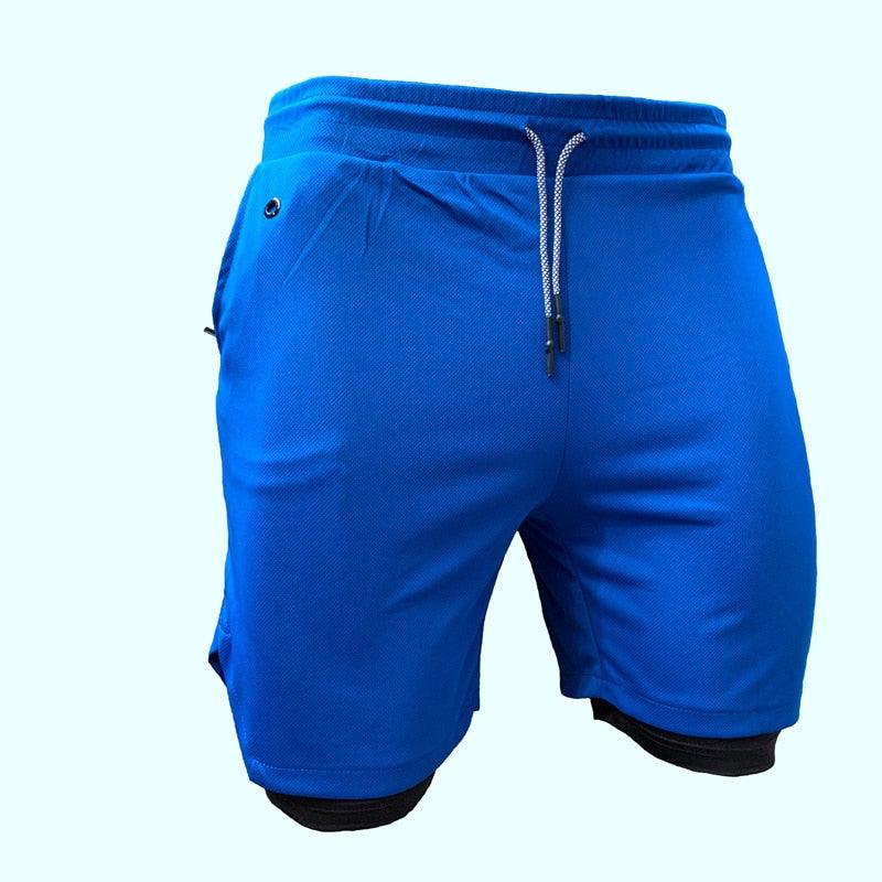 Calção, Romacci Calções de corrida 2 em 1 para homem com toalha de secagem rápida - Bora Pro Treino