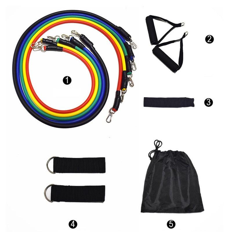 Kit Faixa Elástica - Bora Pro Treino