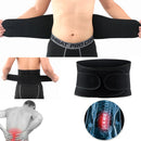 Cinto ajustável para apoio lombar com alças duplas respiráveis - Alívio da dor lombar Unissex