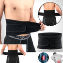 Cinto ajustável para apoio lombar com alças duplas respiráveis - Alívio da dor lombar Unissex