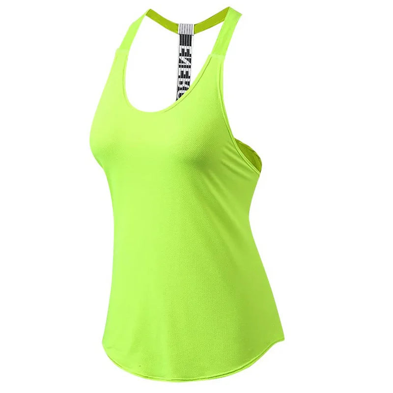 Top Regata Cavada para Musculação Feminina – Algodão e Poliéster, Yoga