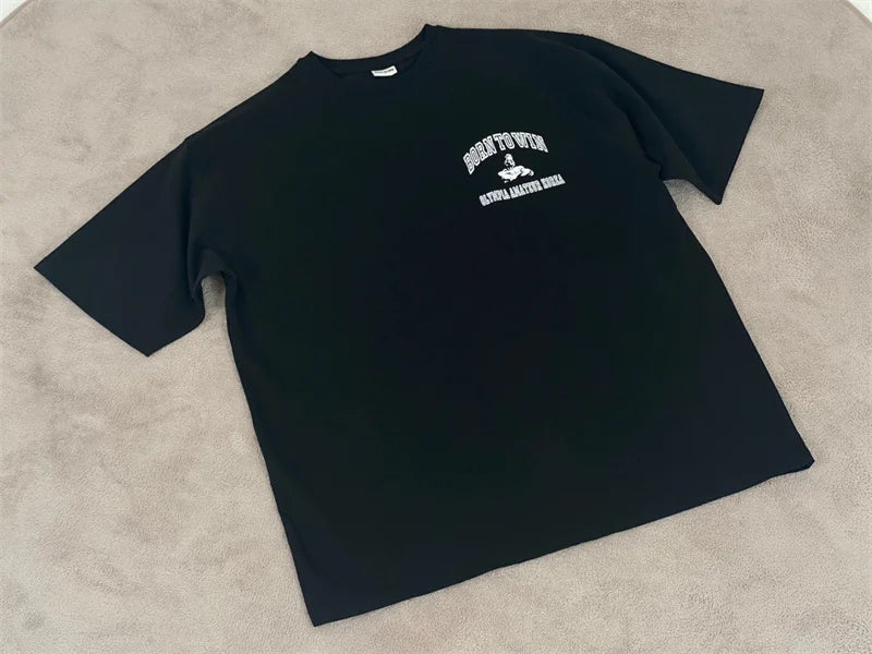 Camiseta Oversized Mr. Olympia para Academia – Algodão, M ao XXXL