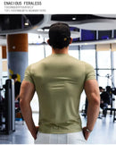 Camiseta masculina tamanho grande Dry Fit