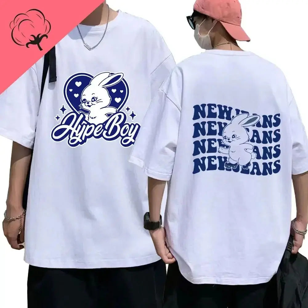 Camiseta Y2k Oversized Masculina – Algodão, Estampa Personagem, S ao 4XL
