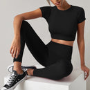 Top de treino fechado sem decote slim