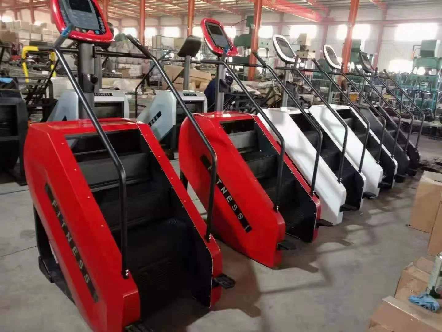 Escada Rolante Elétrica Stair Master para Academia e Uso Doméstico – Aço Inox