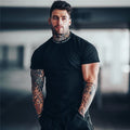 Camiseta Masculina Fitness Slim Fit – Algodão, Estampa, M ao XXXL