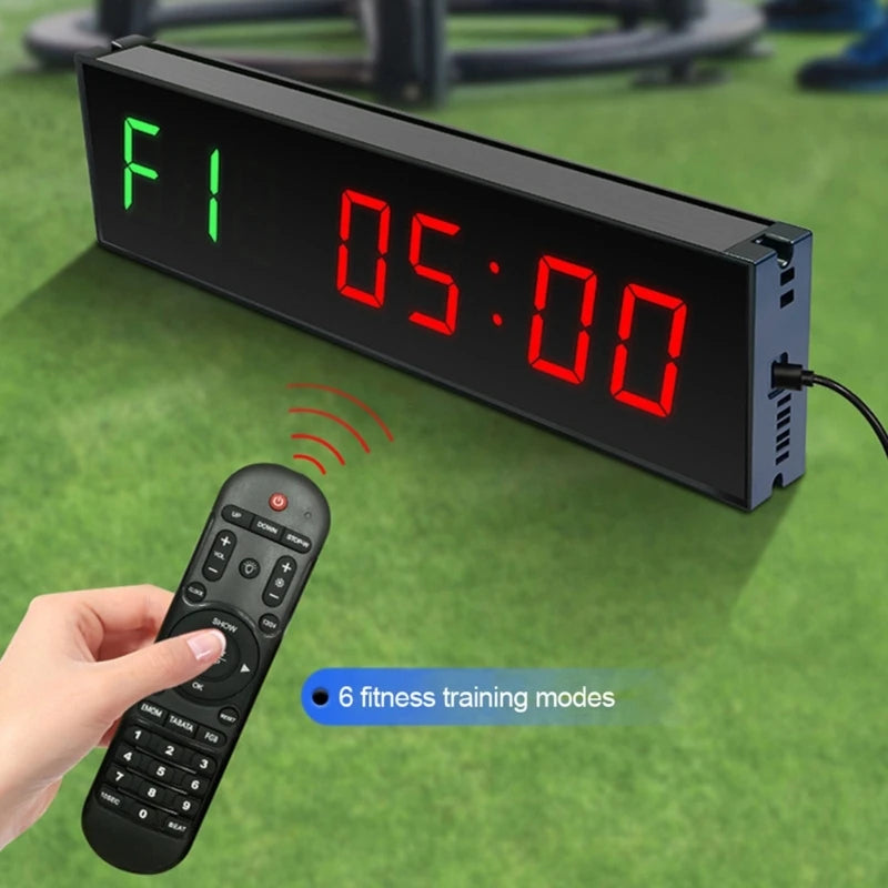 Relógio Timer para Academia – Liga de Alumínio, 29x7,5cm, Unissex