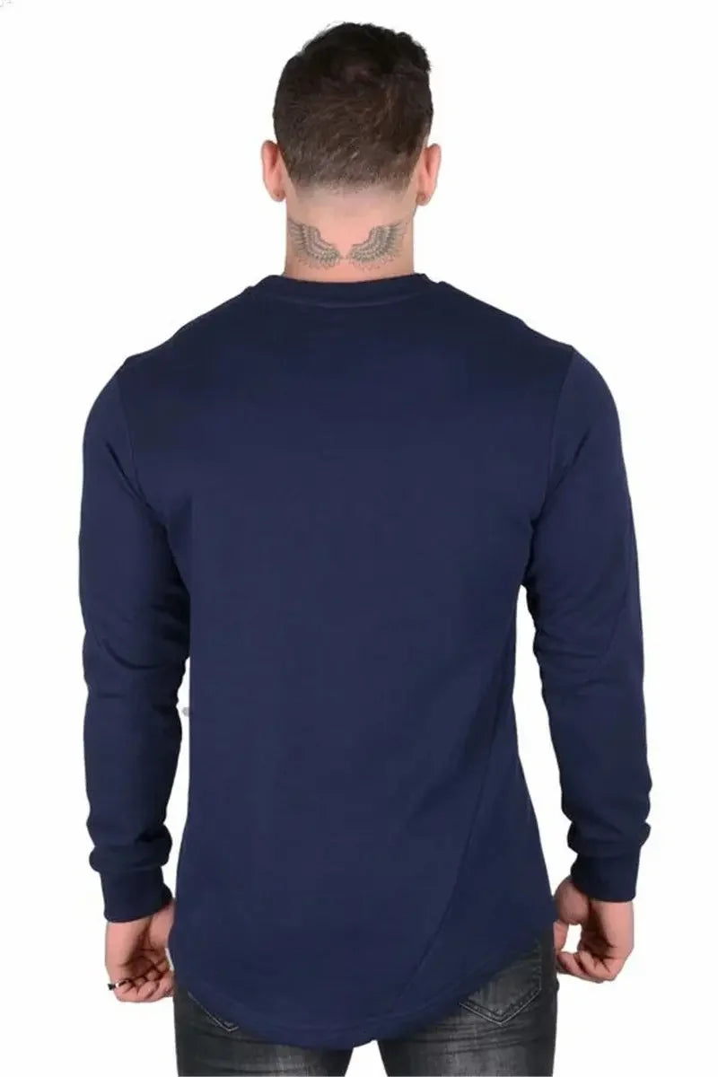 Camiseta Manga Longa para Treino e Musculação – Algodão e Poliéster, Respirável