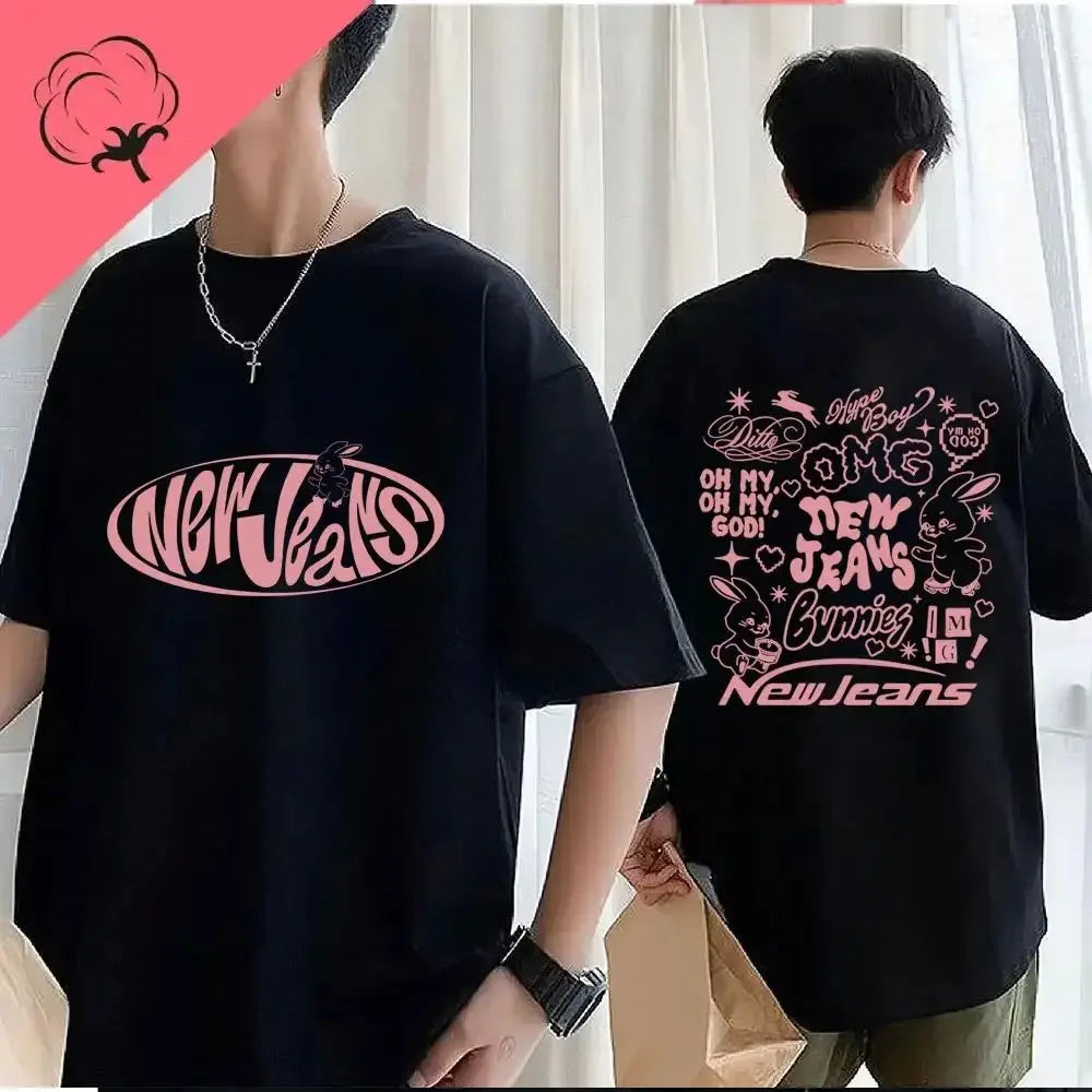 Camiseta Y2k Oversized Masculina – Algodão, Estampa Personagem, S ao 4XL