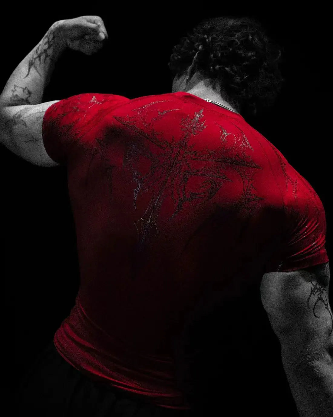 Camiseta de Treino com Compressão e Secagem Rápida – Poliéster 3D, XS ao XL