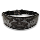 Cinto de musculação para academia, cinto de levantamento de peso estilo mitológico, cinto de fitness em PU