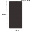 Tapete de ginástica para ioga, pilates e treinos em casa - Tapete de ginástica espesso para exercícios e esportes 185 cm × 90 cm × 1 cm