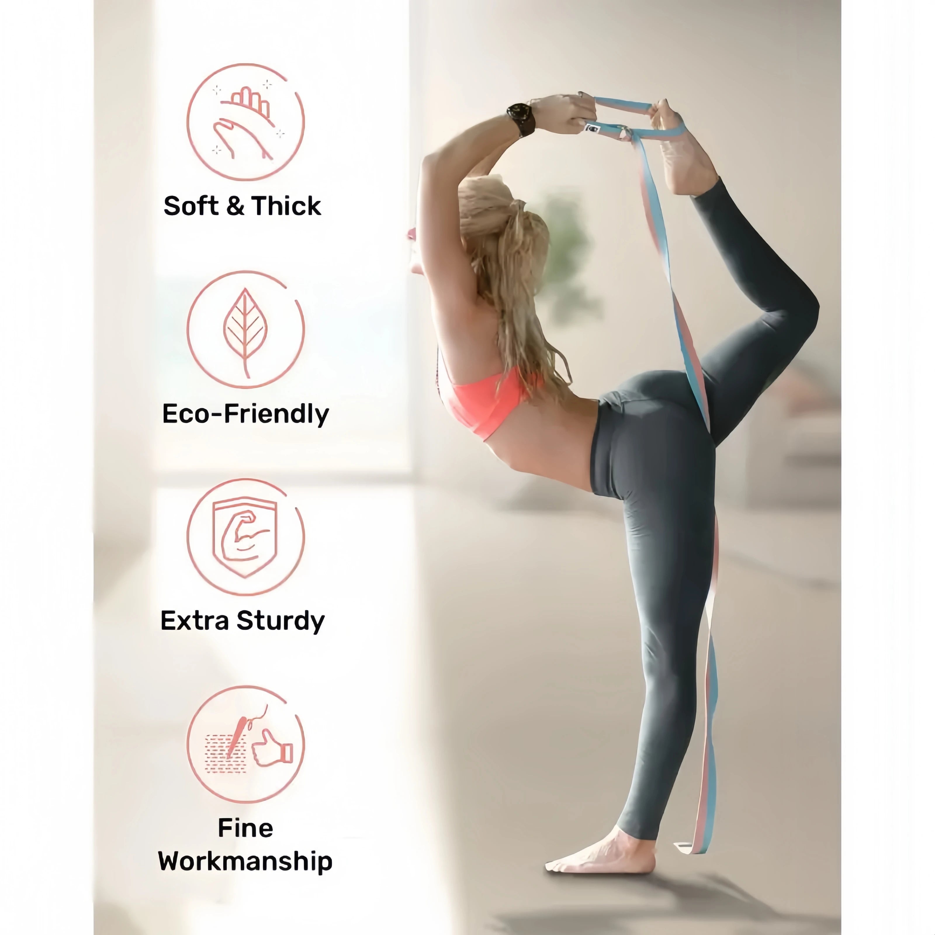 Conjunto de Ginástica e Yoga com 13 Peças – Kit Completo para Treino