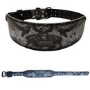 Cinto de musculação para academia, cinto de levantamento de peso estilo mitológico, cinto de fitness em PU