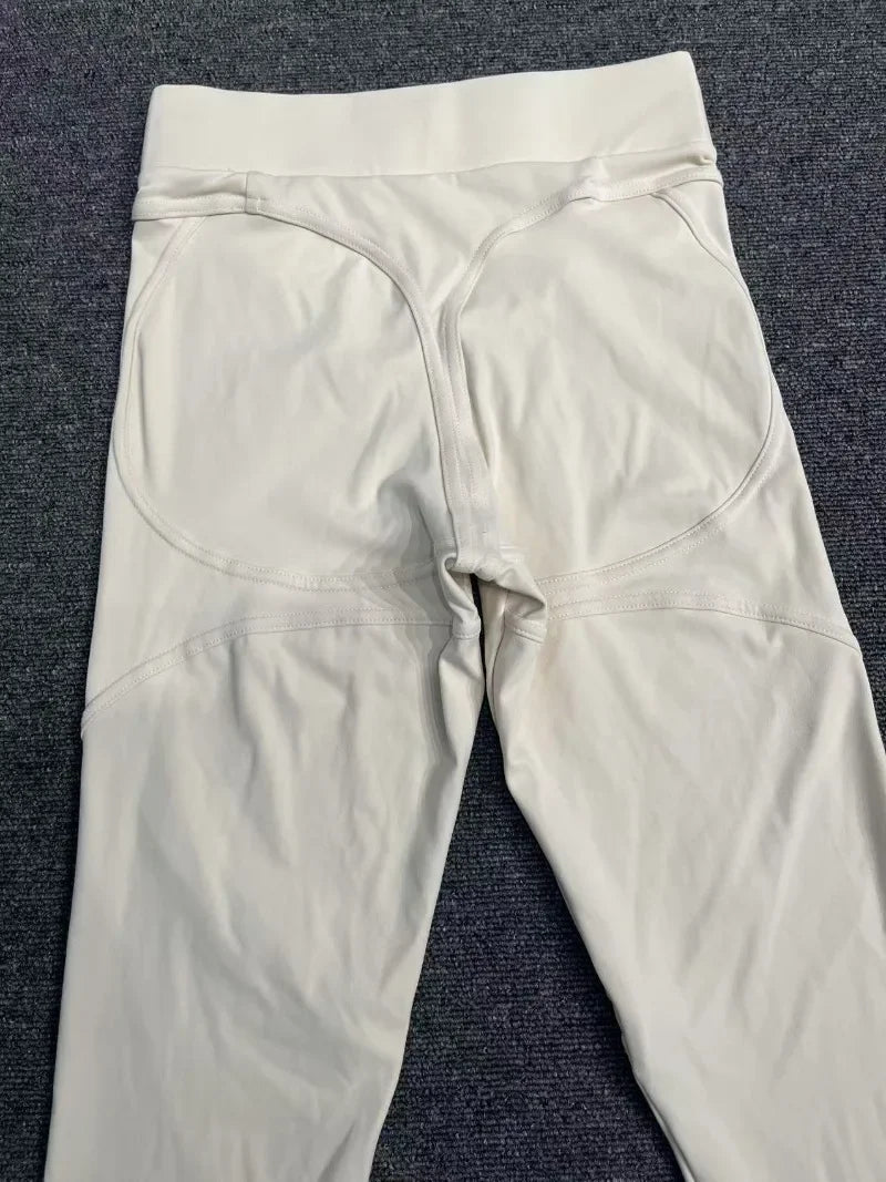 Top Manga Curta + Calça Cintura Alta Yoga – Nylon e Spandex, S ao L
