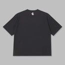 Camiseta masculina oversized folgada de algodão