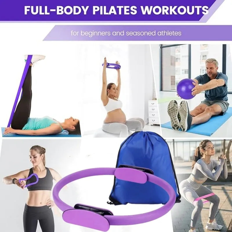 Conjunto de Ginástica e Yoga com 13 Peças – Kit Completo para Treino