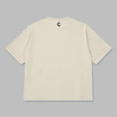 Camiseta masculina oversized folgada de algodão