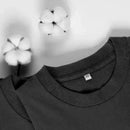 Camiseta masculina fitness de algodão para musculação com gola redonda