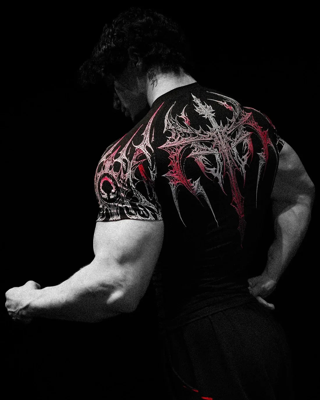 Camiseta de Treino com Compressão e Secagem Rápida – Poliéster 3D, XS ao XL