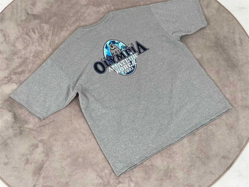 Camiseta Oversized Mr. Olympia para Academia – Algodão, M ao XXXL