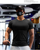 Camiseta masculina tamanho grande Dry Fit