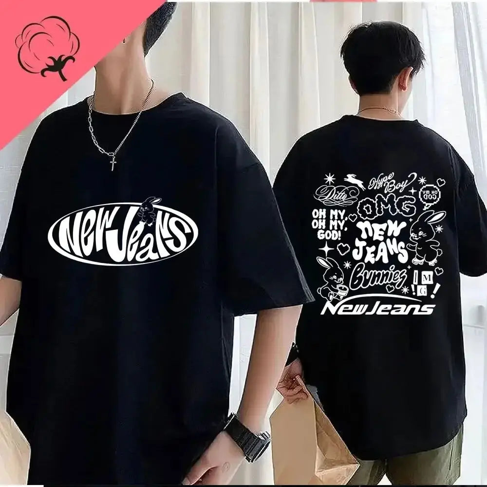 Camiseta Y2k Oversized Masculina – Algodão, Estampa Personagem, S ao 4XL