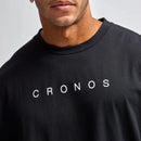 Camiseta masculina oversized folgada de algodão