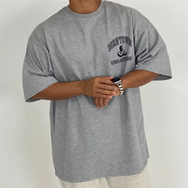 Camiseta Oversized Mr. Olympia para Academia – Algodão, M ao XXXL