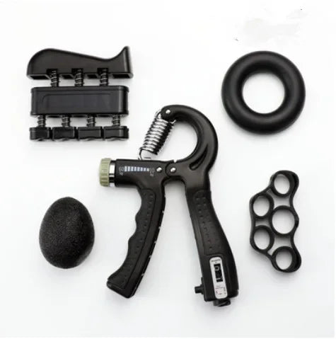 Kit Exercitador de Dedos e Antebraços com Pinça e Bola – Fortalecimento e Recuperação