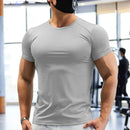 Camiseta masculina tamanho grande Dry Fit
