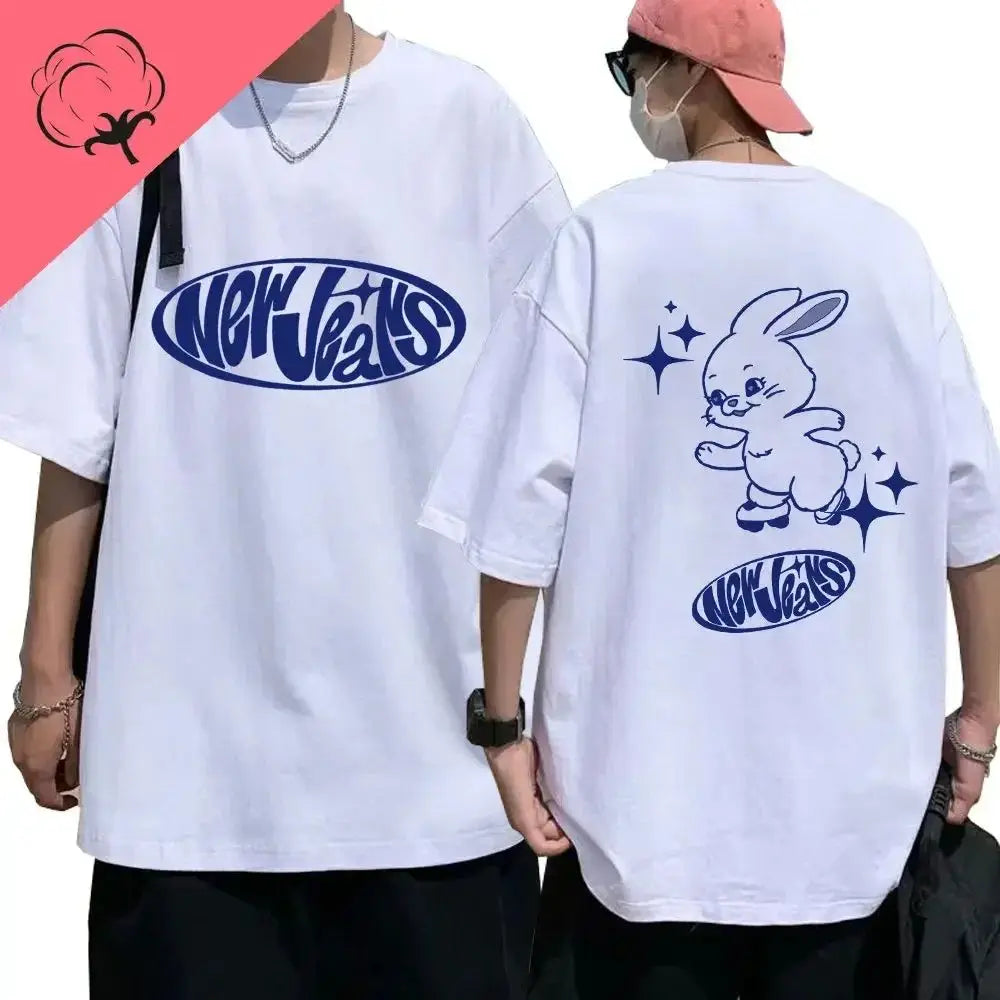 Camiseta Y2k Oversized Masculina – Algodão, Estampa Personagem, S ao 4XL
