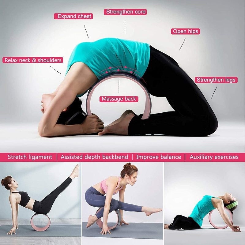 Faixa Elástica para Yoga e Pilates – Látex, 1,08m, Antiderrapante