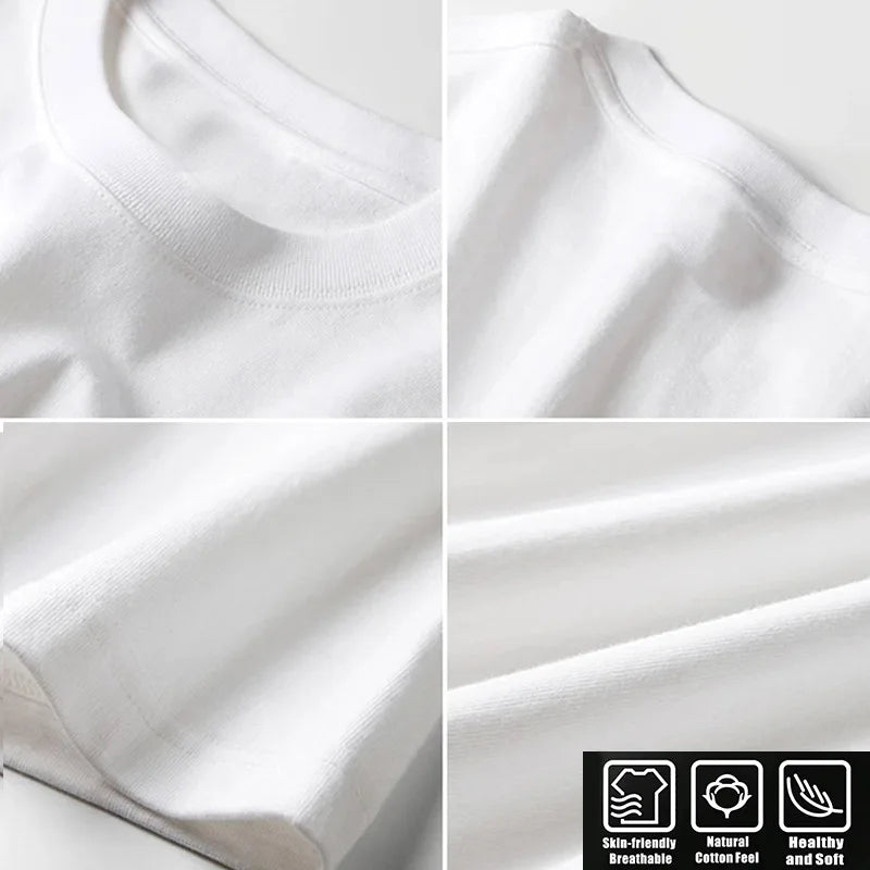 Camiseta de Algodão Manga Curta para Academia – Gola Redonda, Estampa, S ao XXXL