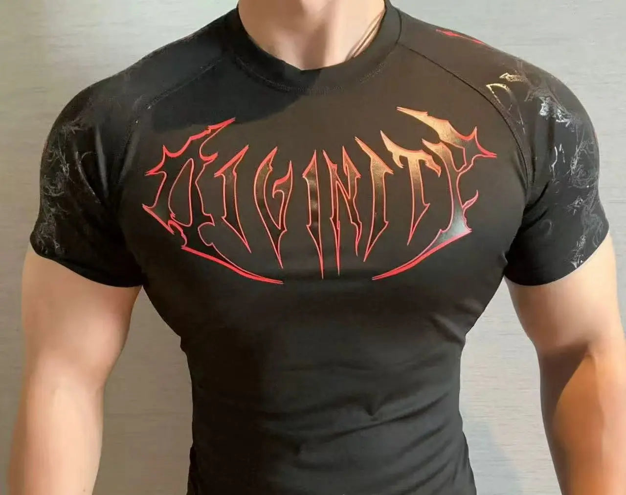 Camiseta de Treino com Compressão e Secagem Rápida – Poliéster 3D, XS ao XL