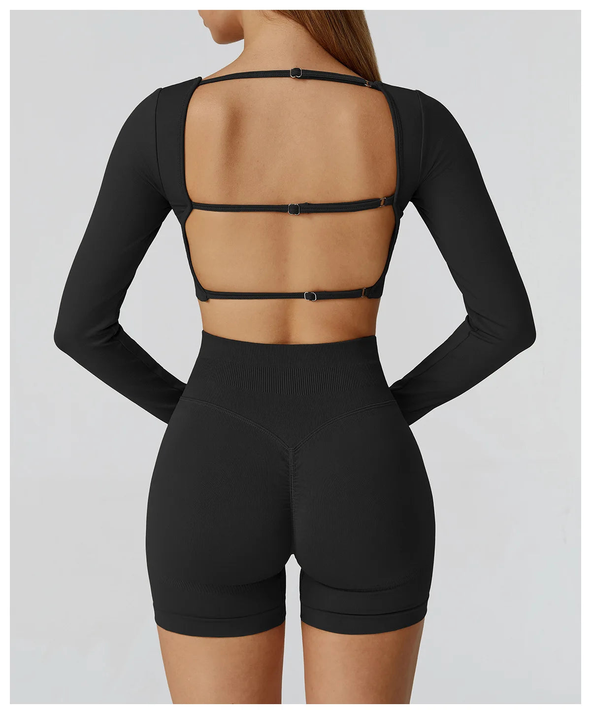 Camiseta Esportiva Sem Costura Feminina – Nylon e Spandex, Secagem Rápida, S ao XL