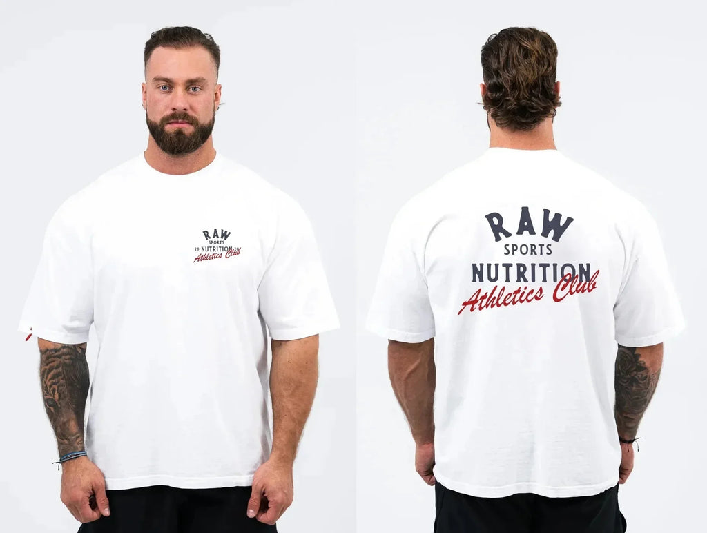 Camiseta Chris Bumstead Raw Oversized para Academia – Poliéster, M ao 5XL