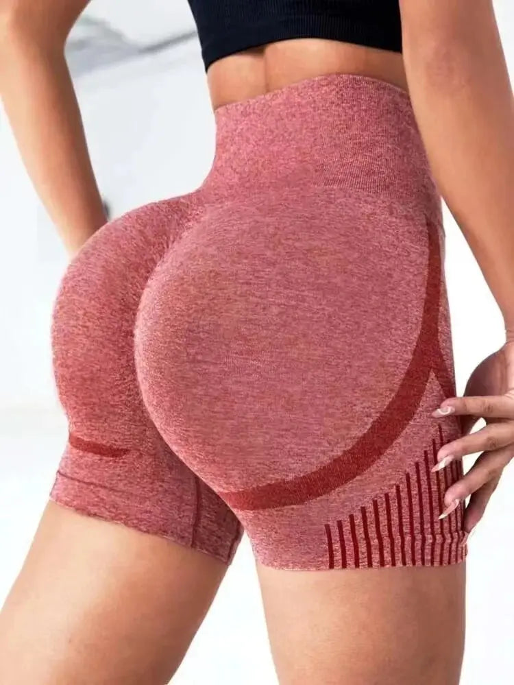 Calções de Treino Cintura Alta Fitness – Empina Glúteos, Nylon e Spandex, S/M ao L/XL