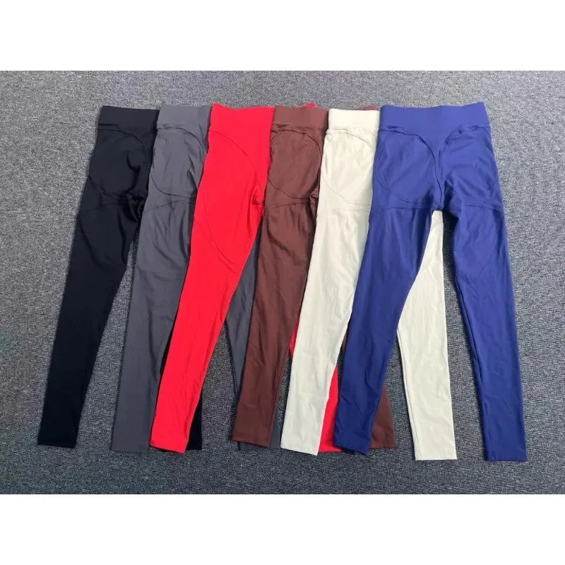 Top Manga Curta + Calça Cintura Alta Yoga – Nylon e Spandex, S ao L