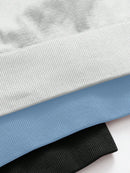 Top de treino fechado sem decote slim